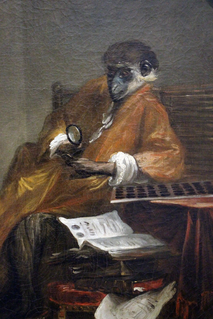 Den Antikke Abe - Jean Siméon Chardin
