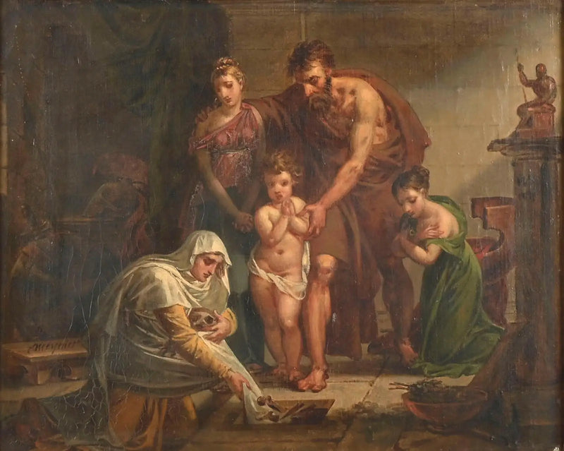 Resten af Phocion - Charles Meynier