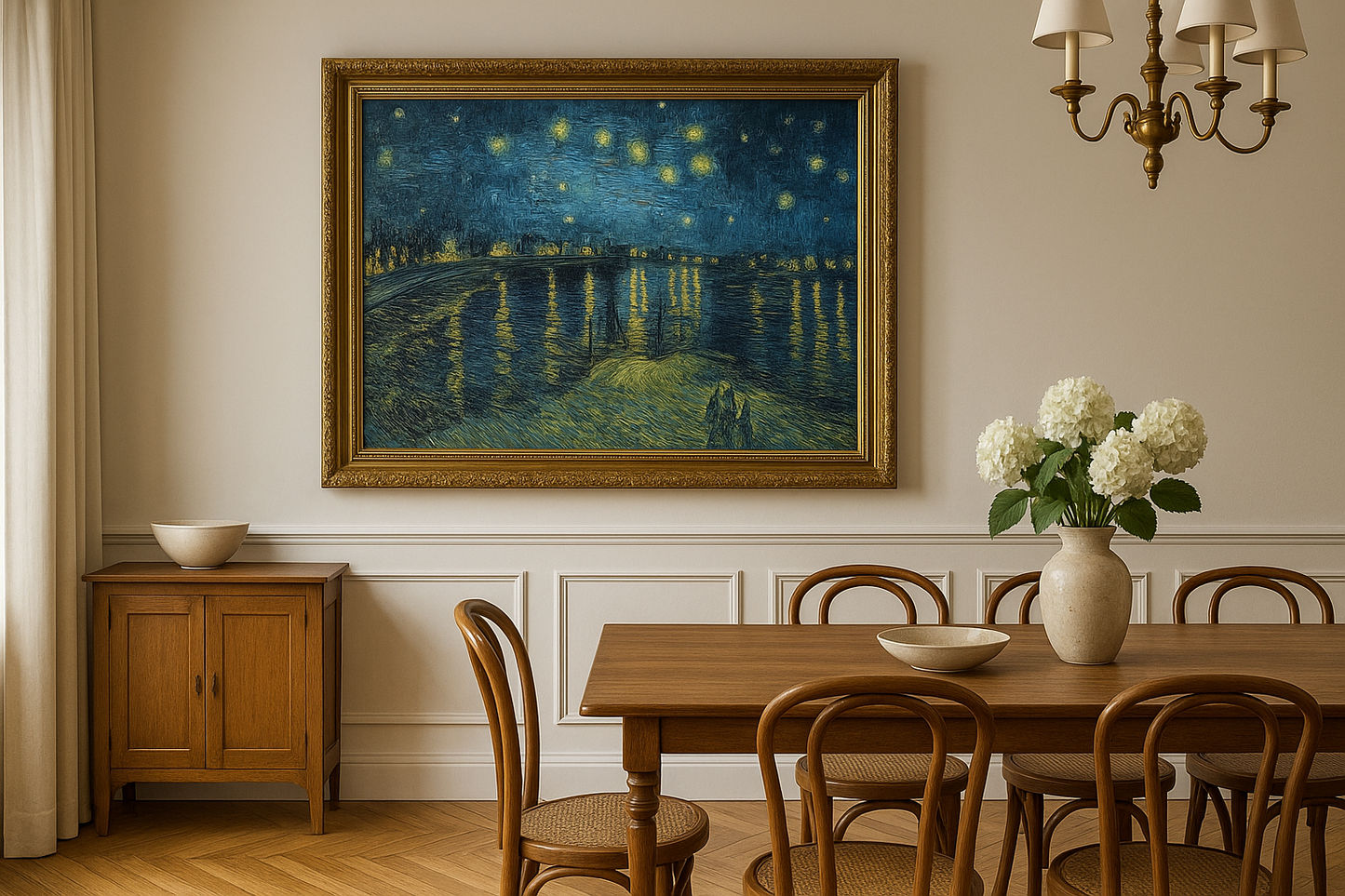 🖼️ Stjernenat over Rhône – Vincent van Gogh (1888)