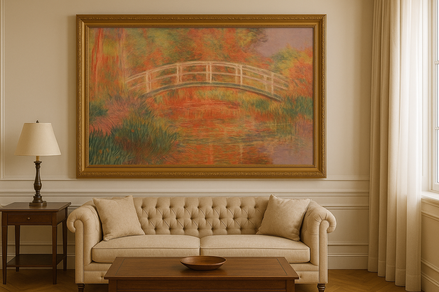 Den Japanske Bro – Claude Monet, omkring 1920-1924