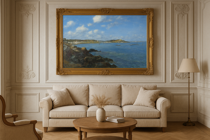 Douarnenez-bugten - Eugène Boudin