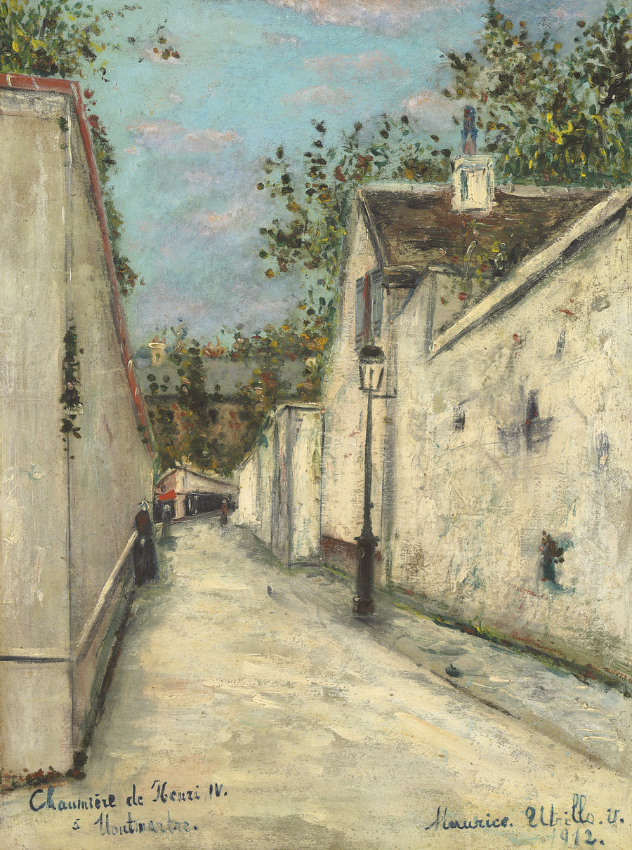 Chaumière de Henri IV à Montmartre (1912) - Maurice Utrillo