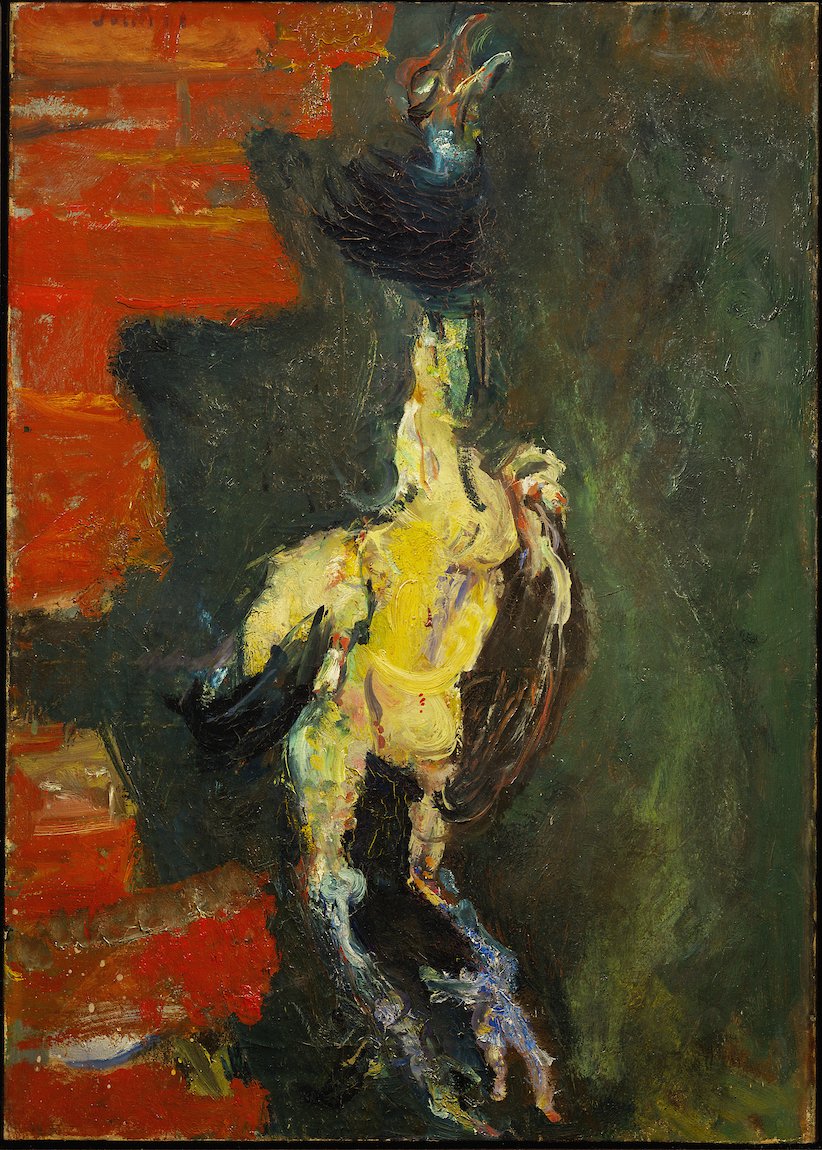 Poulet pendu devant un mur de briques - Chaïm Soutine - Alpha Reproduction