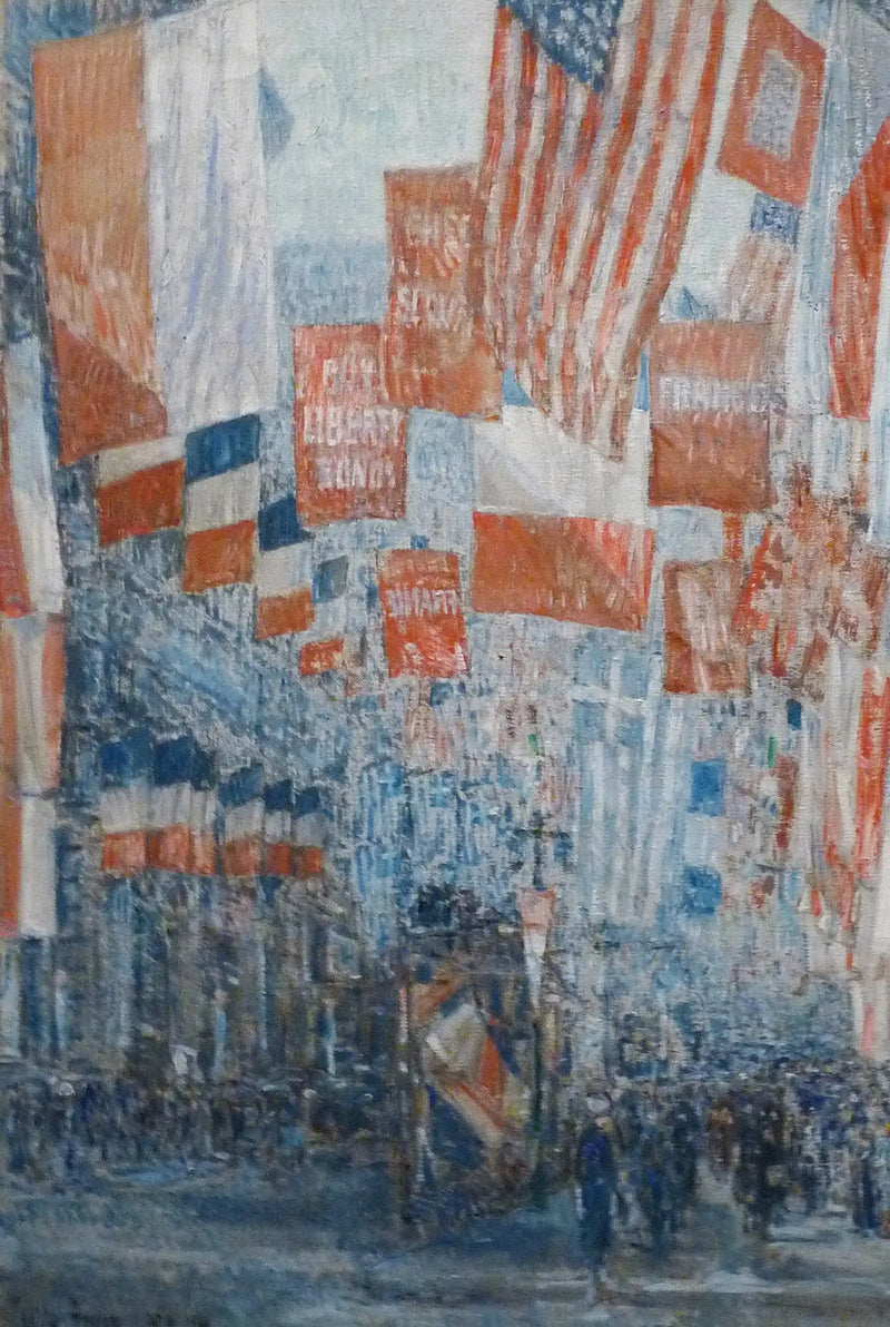 L'Avenue des Alliés, 5. avenue, New York - Childe Hassam