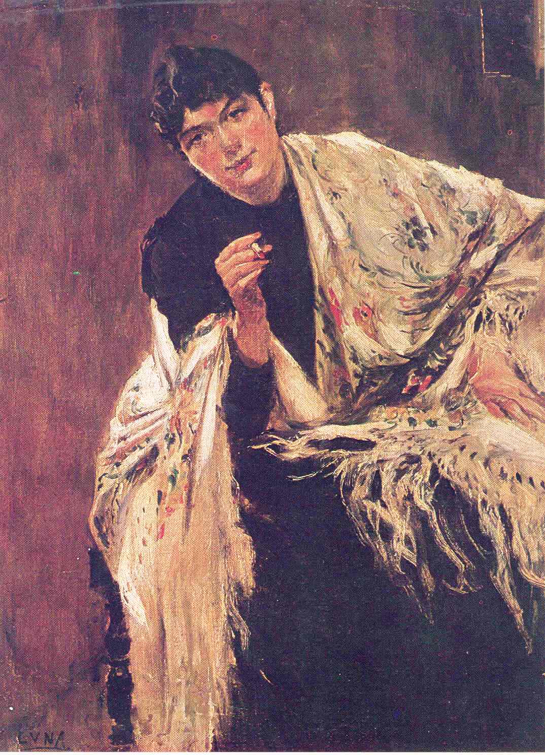 Chula — Juan Luna, 1885, Huile sur toile