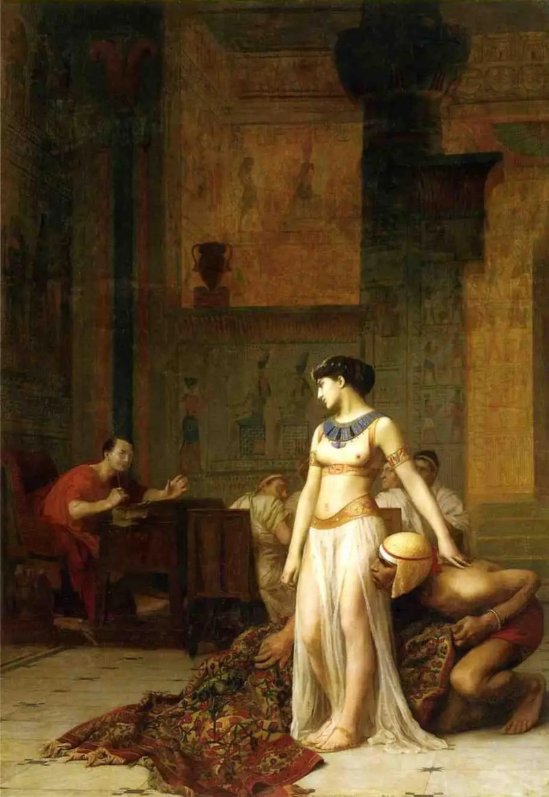 Kleopatra og Cæsar - Jean-Léon Gérôme