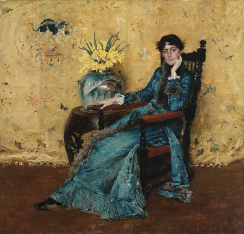 Portræt af Dora Wheeler - William Merritt Chase