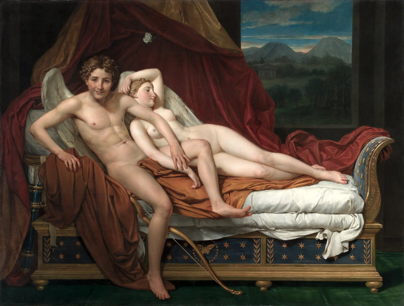 Kærlighed og Psyche - Jacques-Louis David