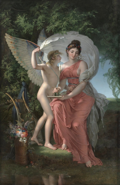 Erato muse qui préside à la poésie lyrique - Charles Meynier - Alpha Reproduction