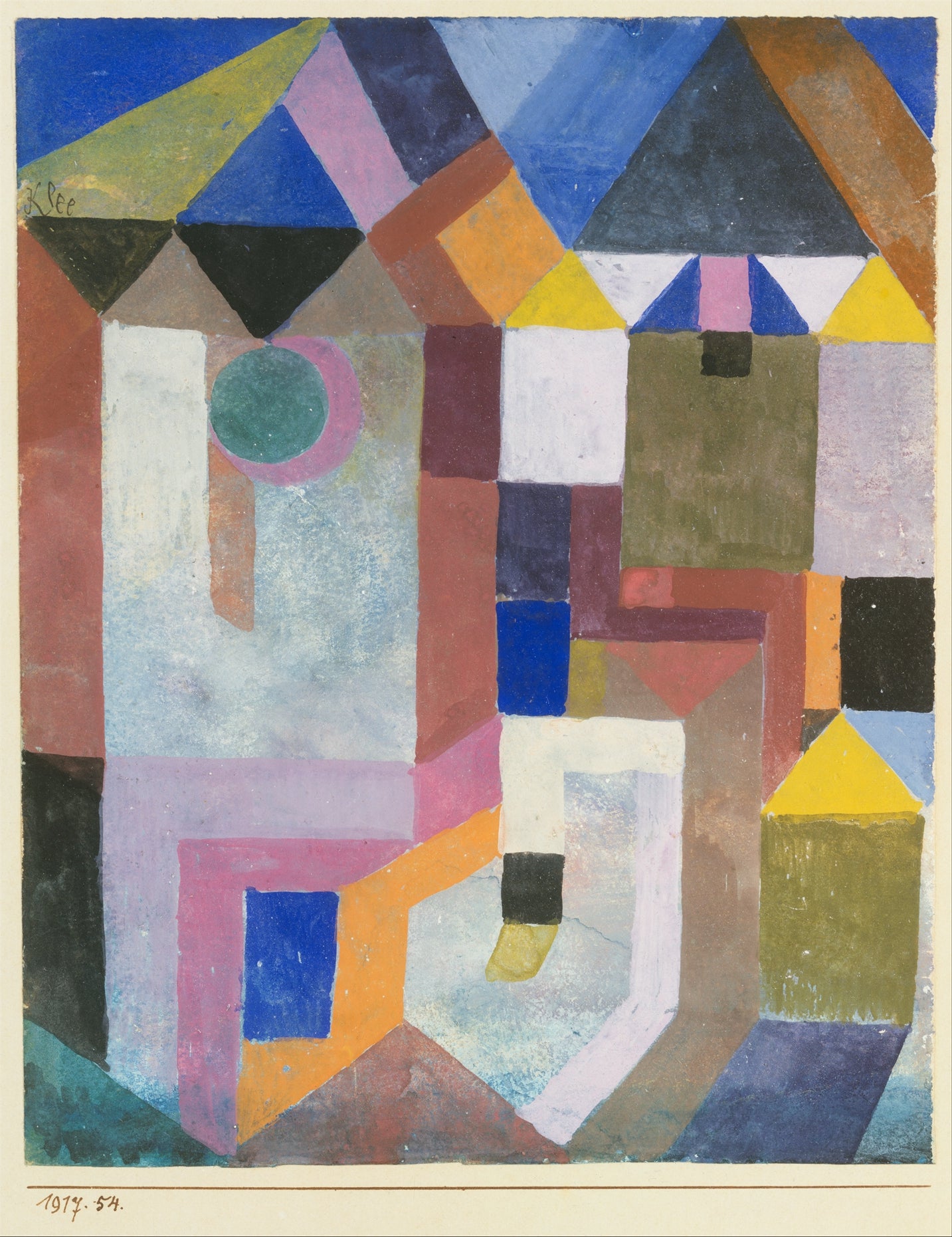 Farverig arkitektur - Paul Klee