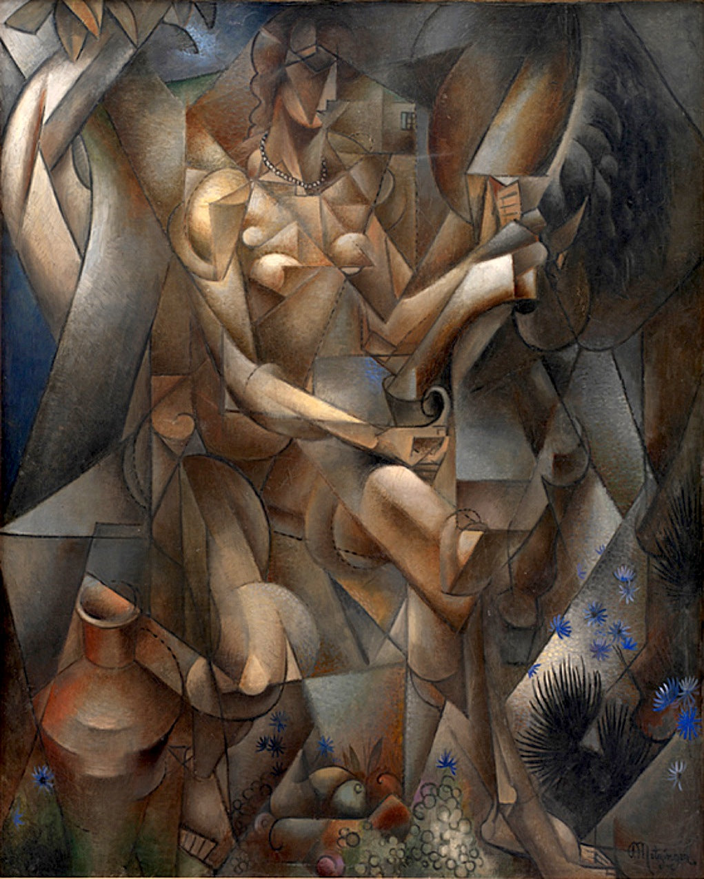 Komposition til "La Femme au cheval" – Albert Gleizes (1911–1912)