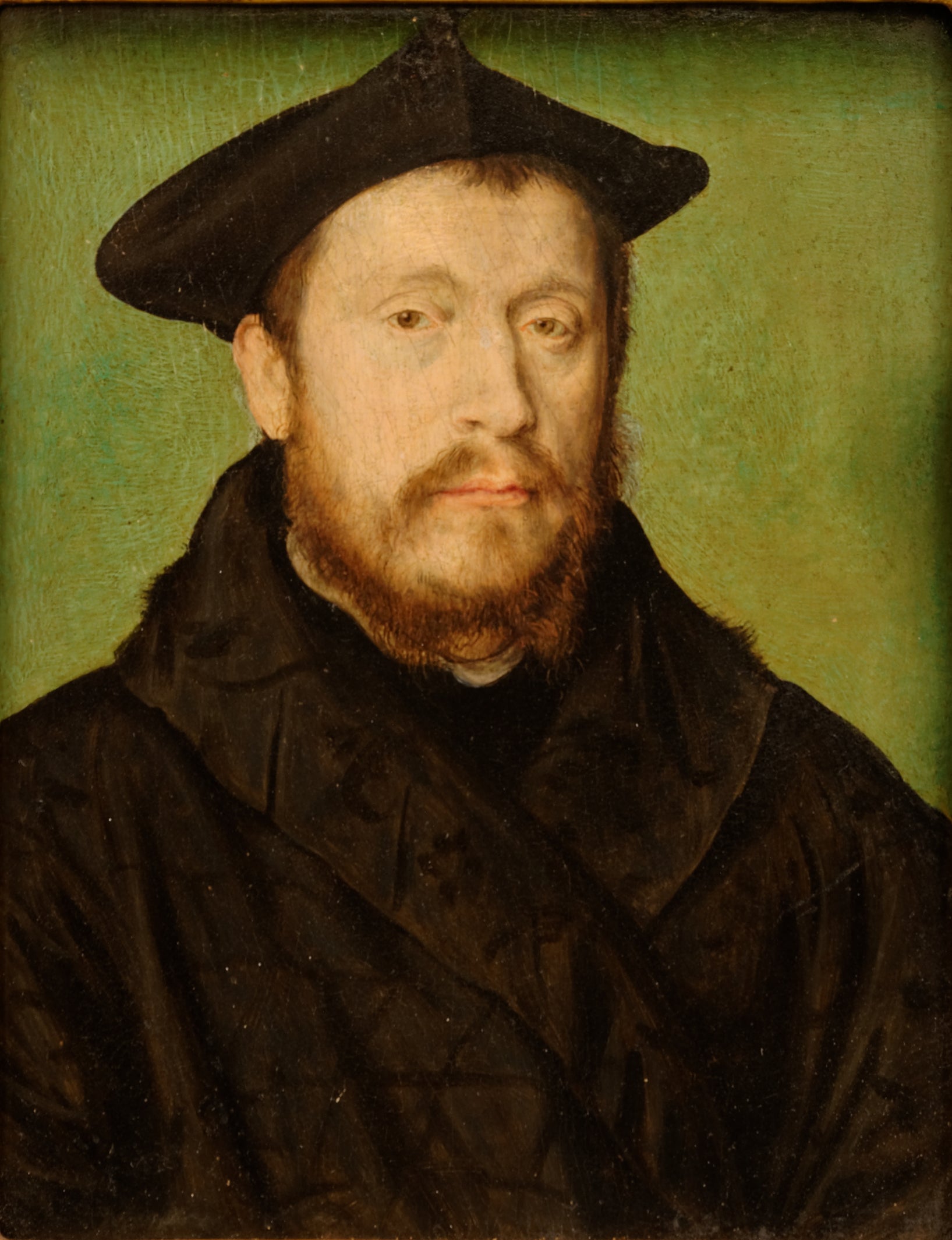 Portrait d'un homme de face, le visage en léger profil gauche - Corneille de Lyon