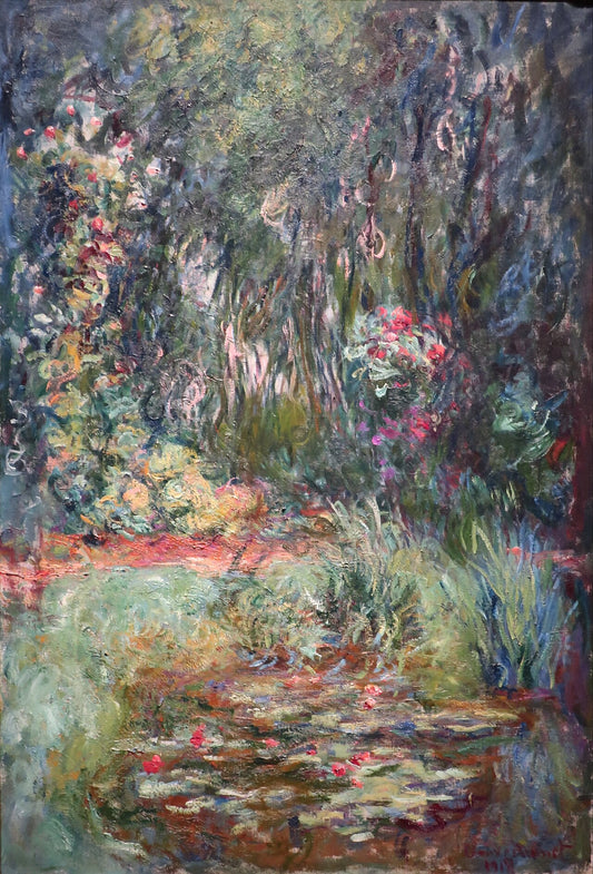 🍃 Vandbassinkrogen med nymfeablomster – Claude Monet
