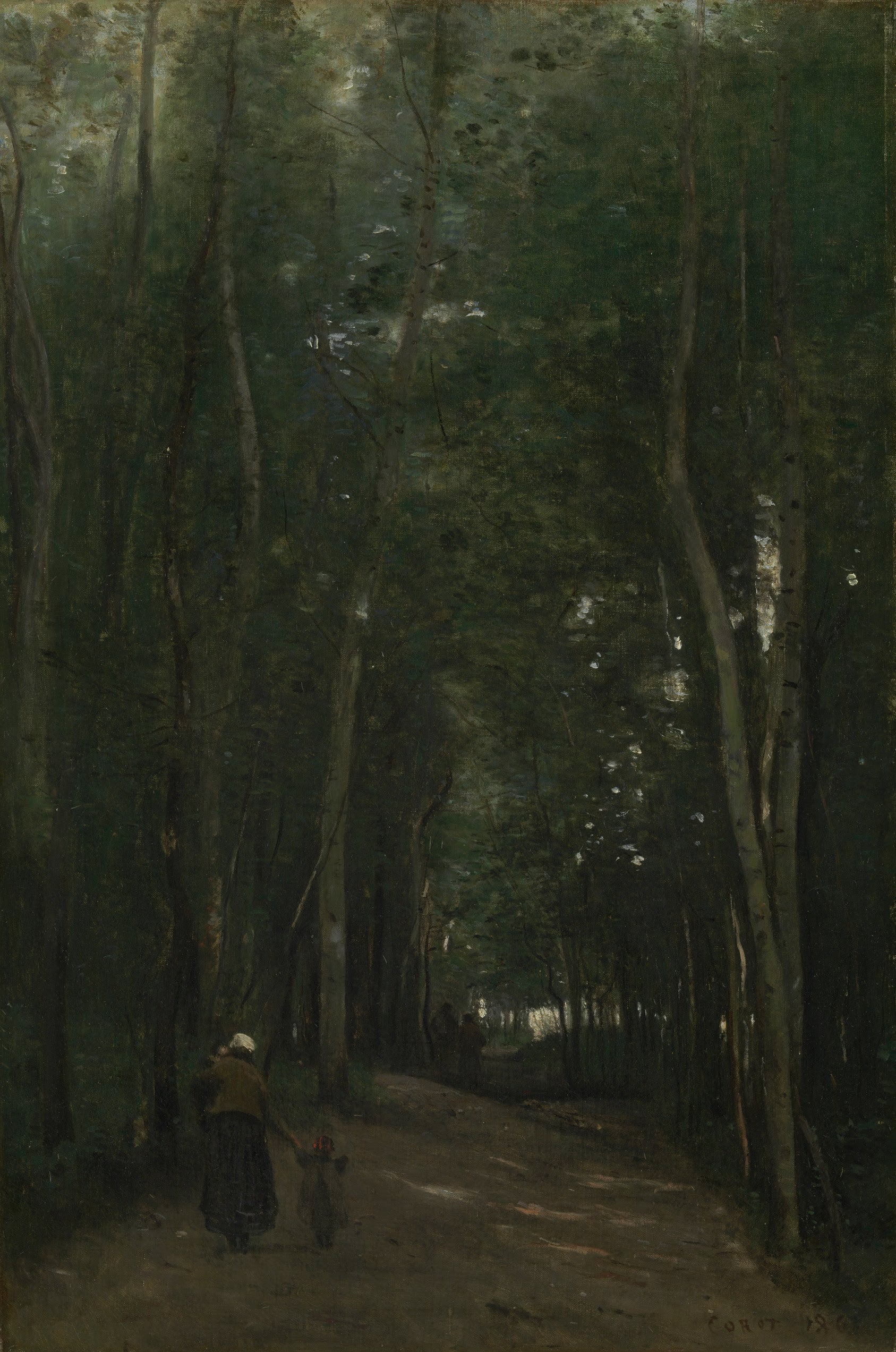 Un chemin à Saint-Cloud - Jean-Baptiste Camille Corot