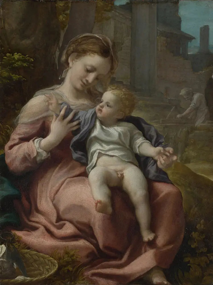 La Vierge au Panier - Antonio da Correggio - Alpha Reproduction