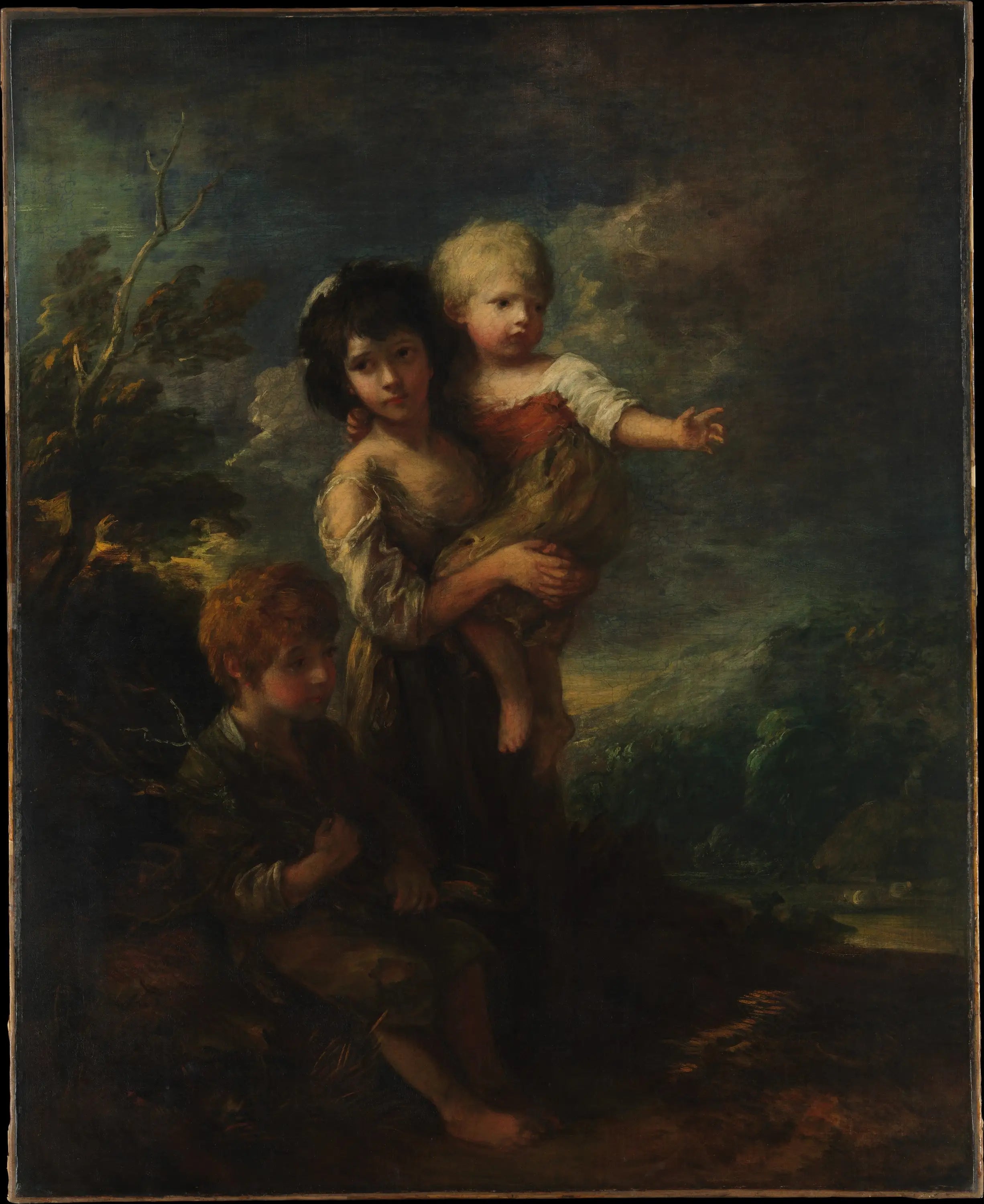 Les Enfants du Cottage (Les Cueilleurs de Bois) - Thomas Gainsborough - Alpha Reproduction