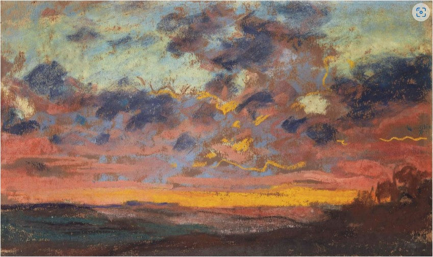 🌇 Solnedgang – Claude Monet (omkring 1868)