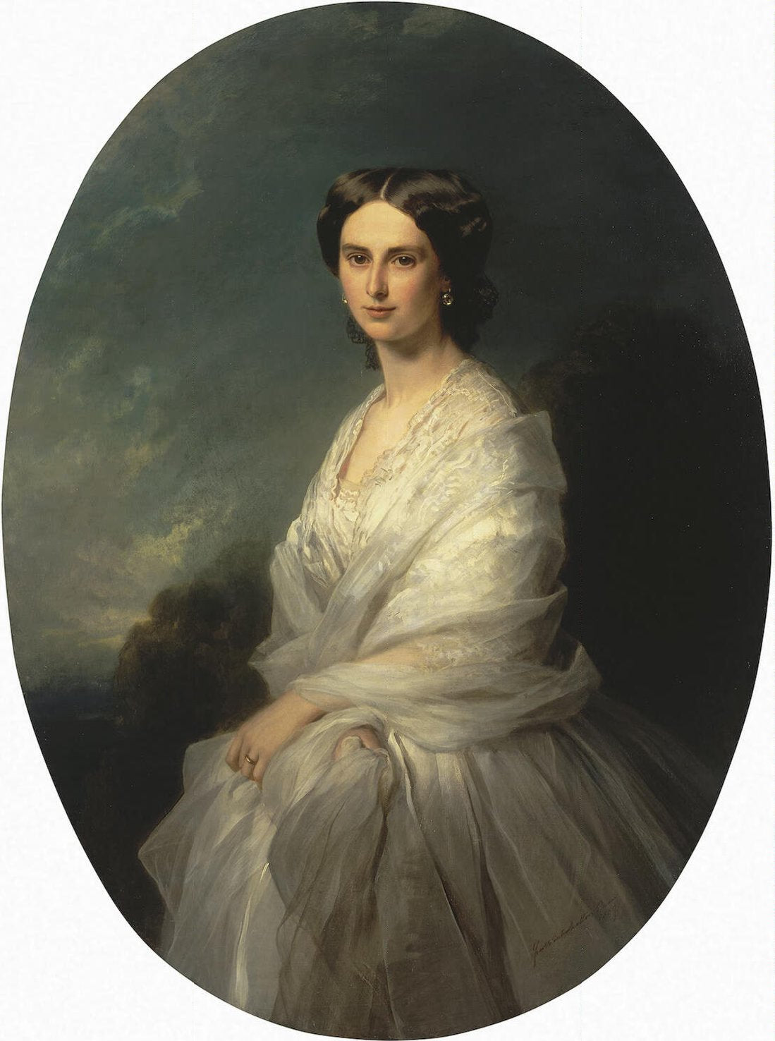 Portrait de la comtesse Sophie Bobrinskaya - Franz Xaver Winterhalter