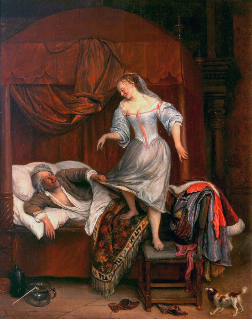 Un couple dans une chambre - Jan Steen