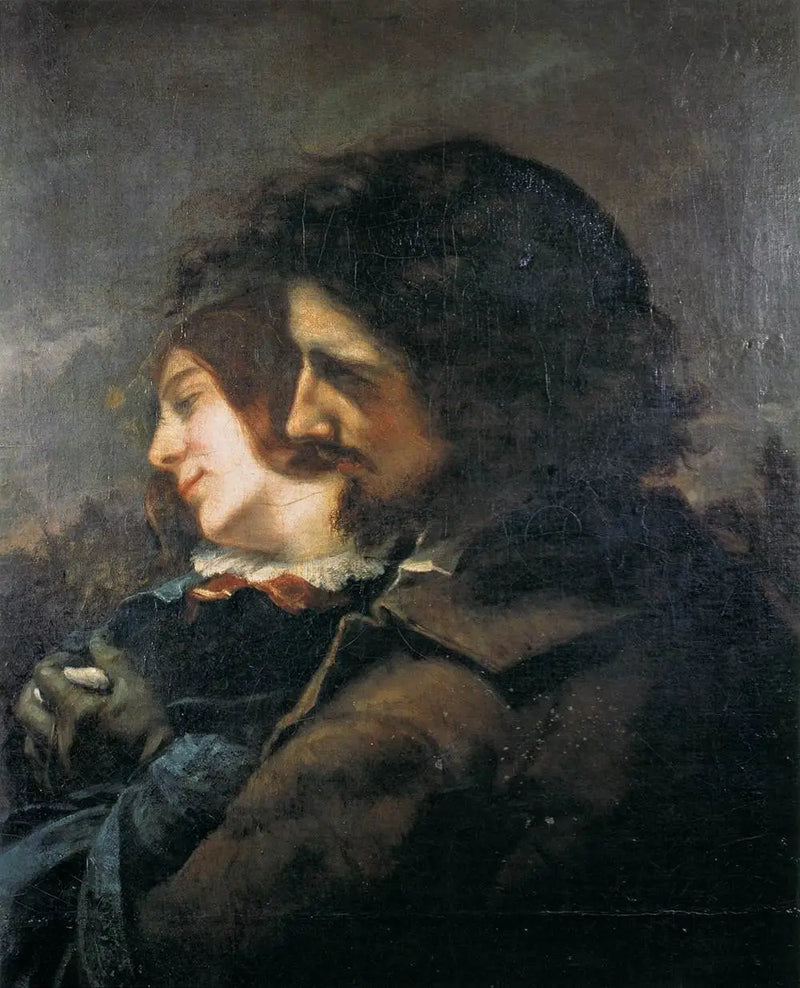 De lykkelige elskende - Gustave Courbet