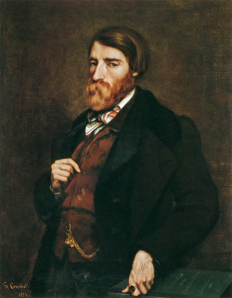 Portrait af Alfred Bruyas - Gustave Courbet