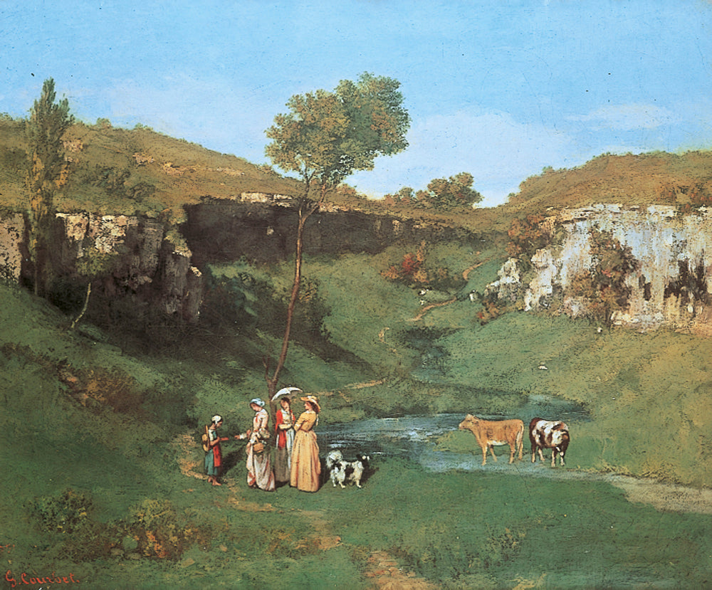 Les demoiselles du village - Gustave Courbet
