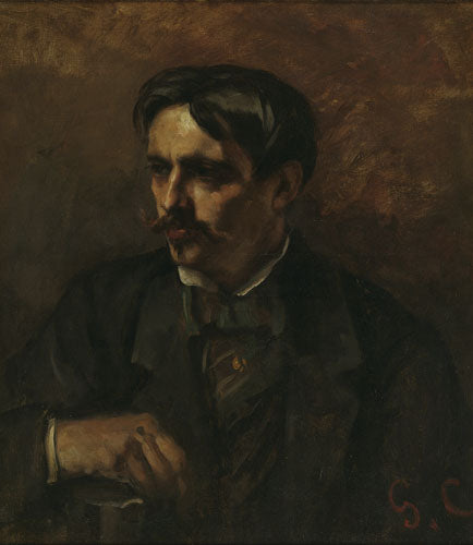 Portrait du peintre Alfred Stevens - Gustave Courbet