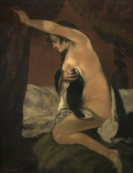 Étude pour Vénus dans Vénus et Psyché - Gustave Courbet