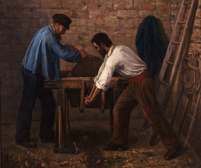 Les rémouleurs de couteaux - Gustave Courbet