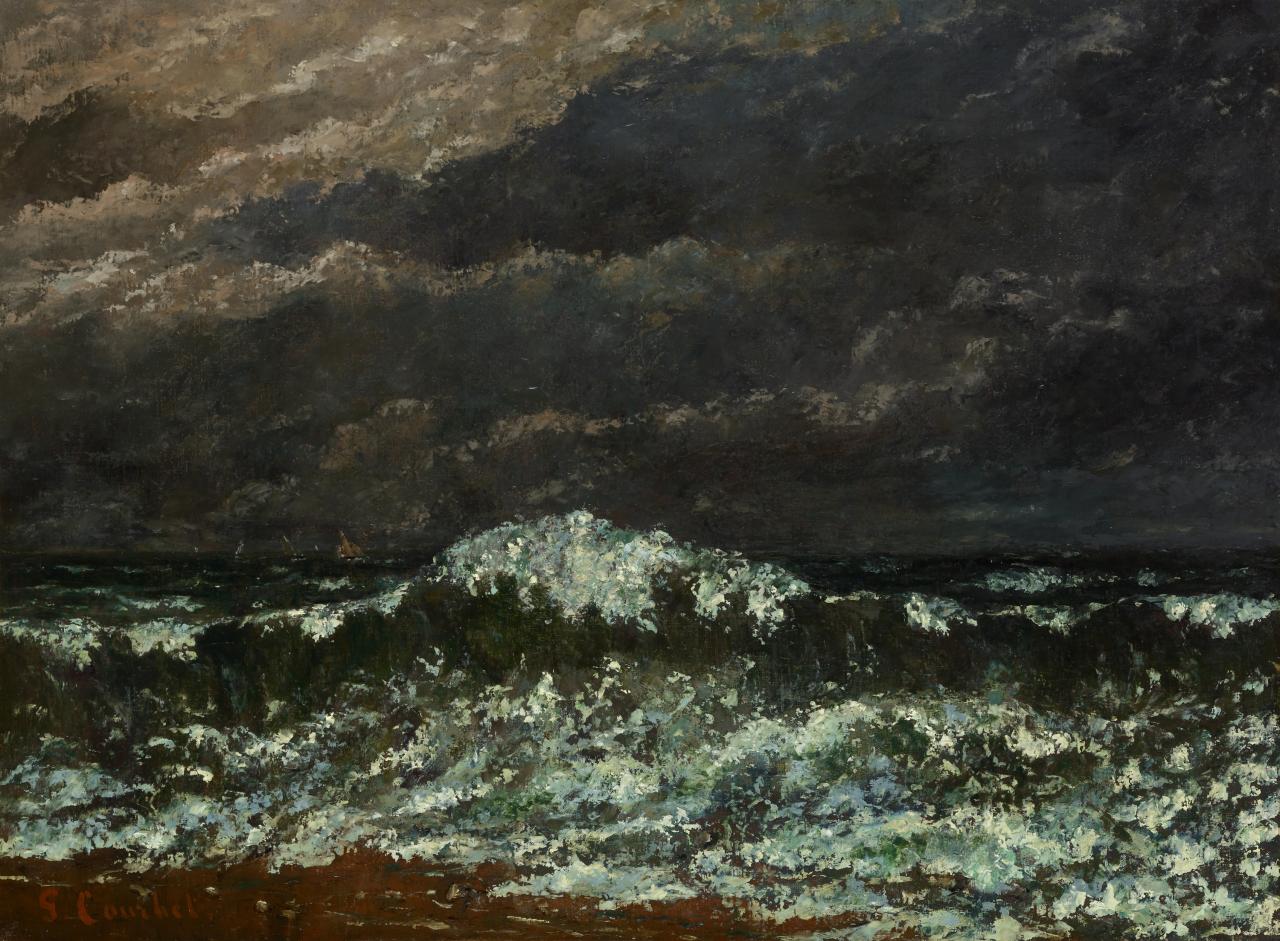 La vague - Gustave Courbet