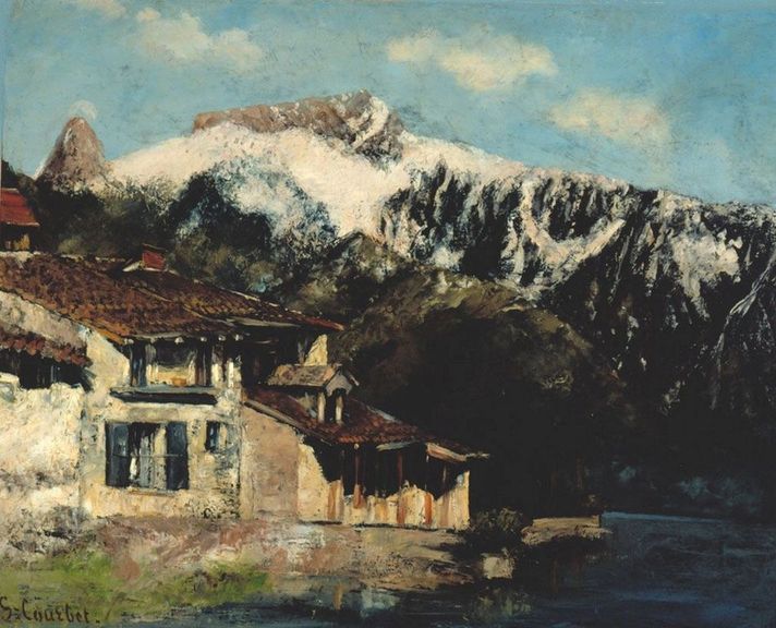 La Dent de Jaman - Gustave Courbet