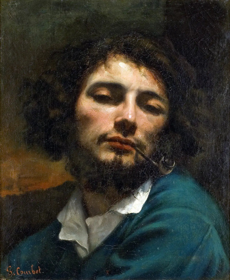 Manden med piben - Gustave Courbet