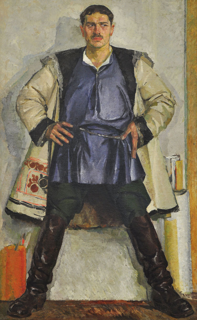 Autoportrait en manteau blanc - Fédir Krytchevsky