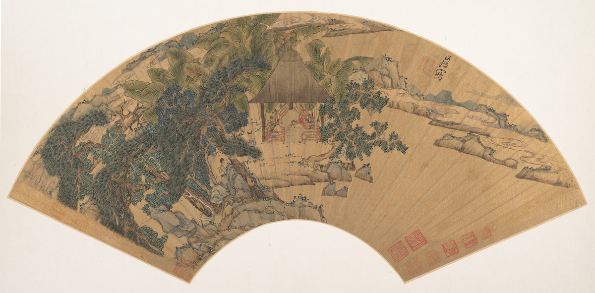Landskab - Chen Hongshou