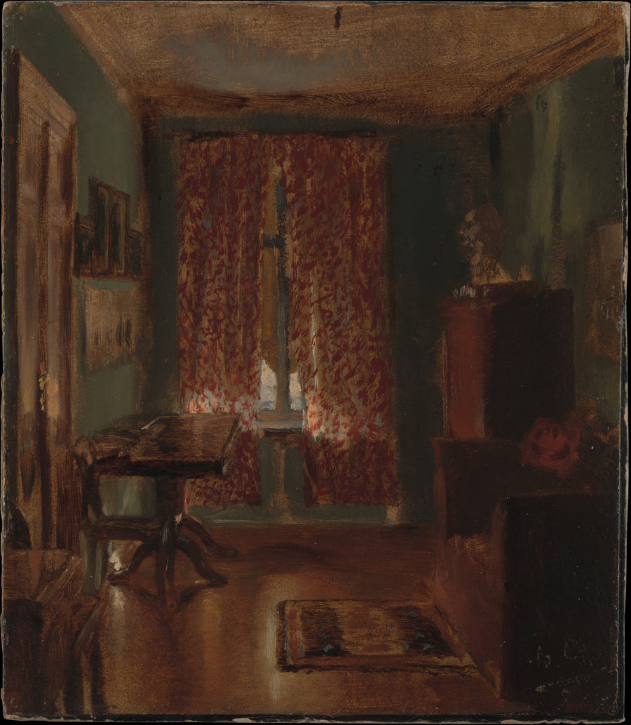 Le Salon de l’artiste dans la Ritterstrasse, Adolph Menzel — reproduction de peinture à l’huile