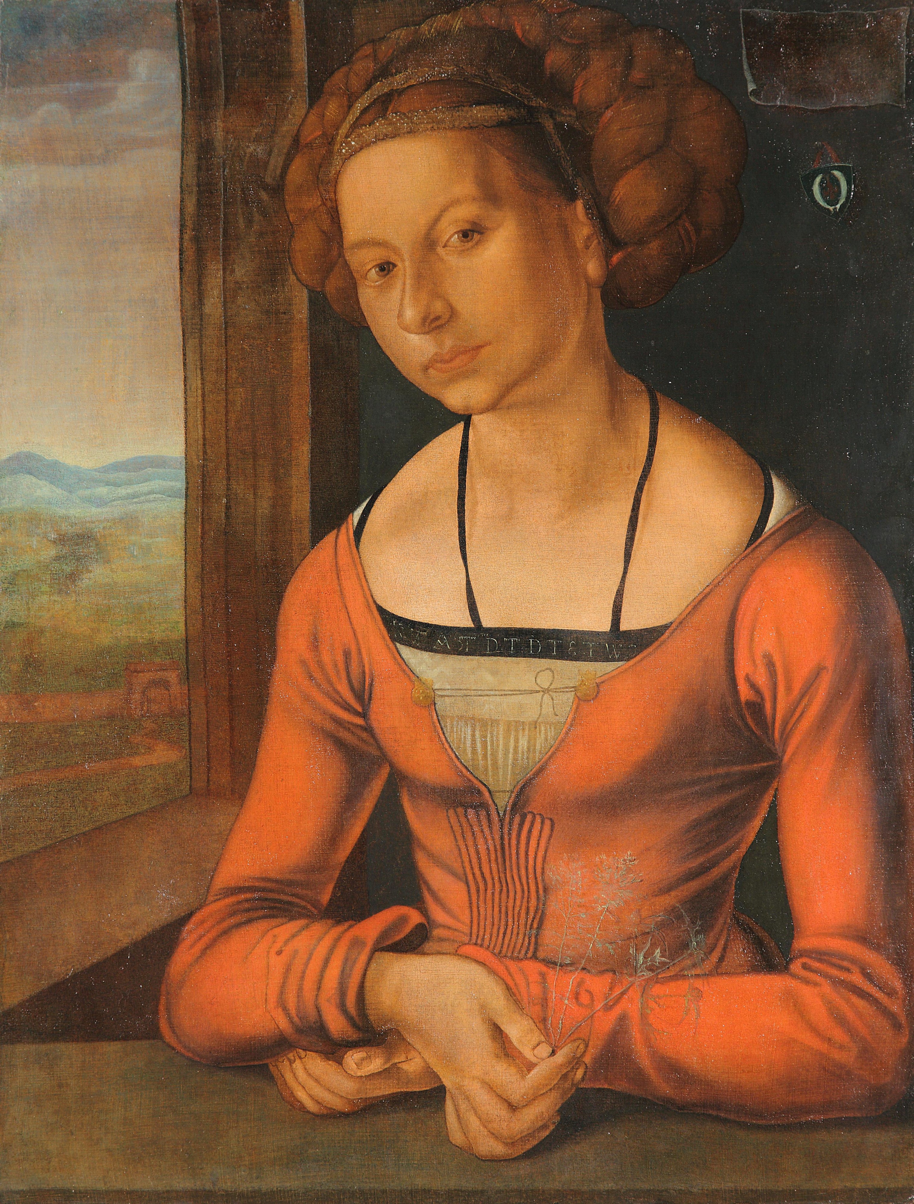 Ung kvinde, med fletninger - Albrecht Dürer