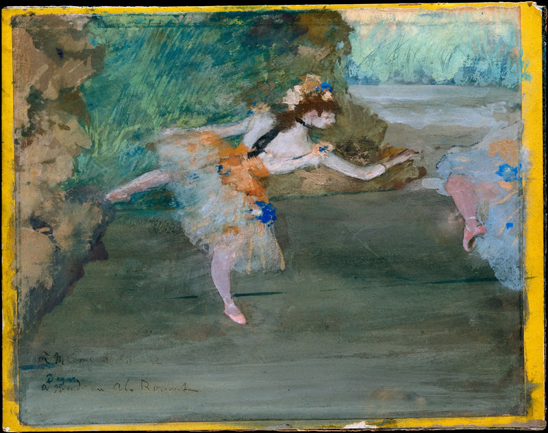 Danser på scenen - Edgar Degas