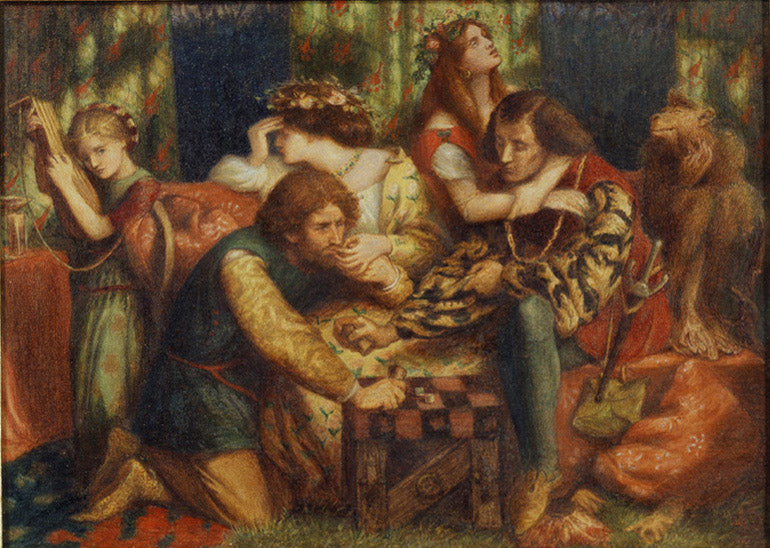 Hesterna Rosa - Dante Gabriel Rossetti - Alpha Reproduction