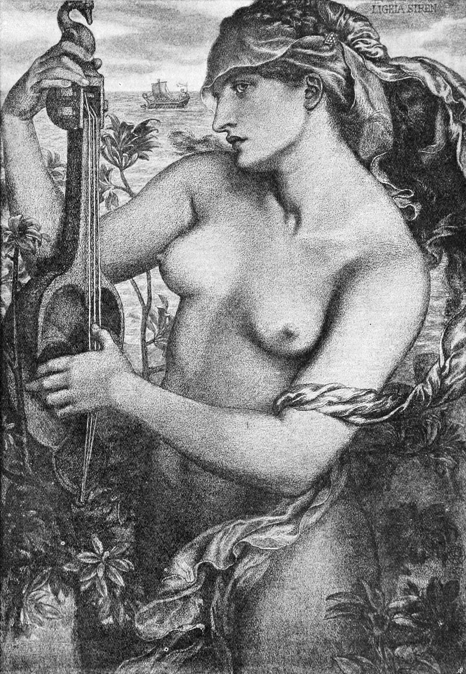 Sirène de Ligeia - Dante Gabriel Rossetti - Alpha Reproduction