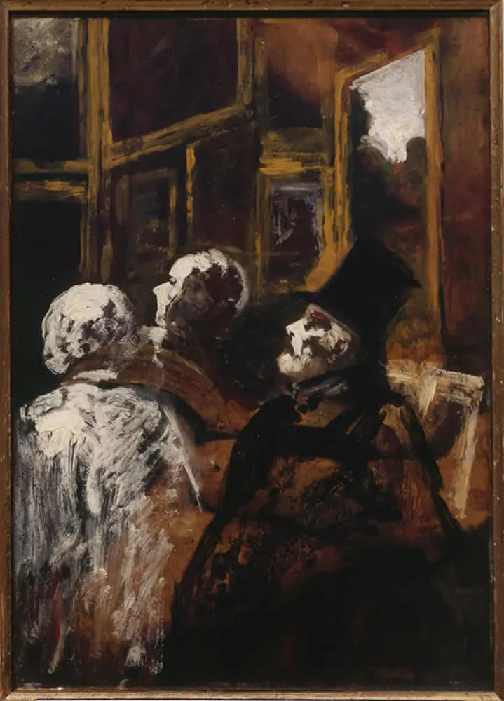 Les Amateurs de Tableaux - Honoré Daumier - Alpha Reproduction
