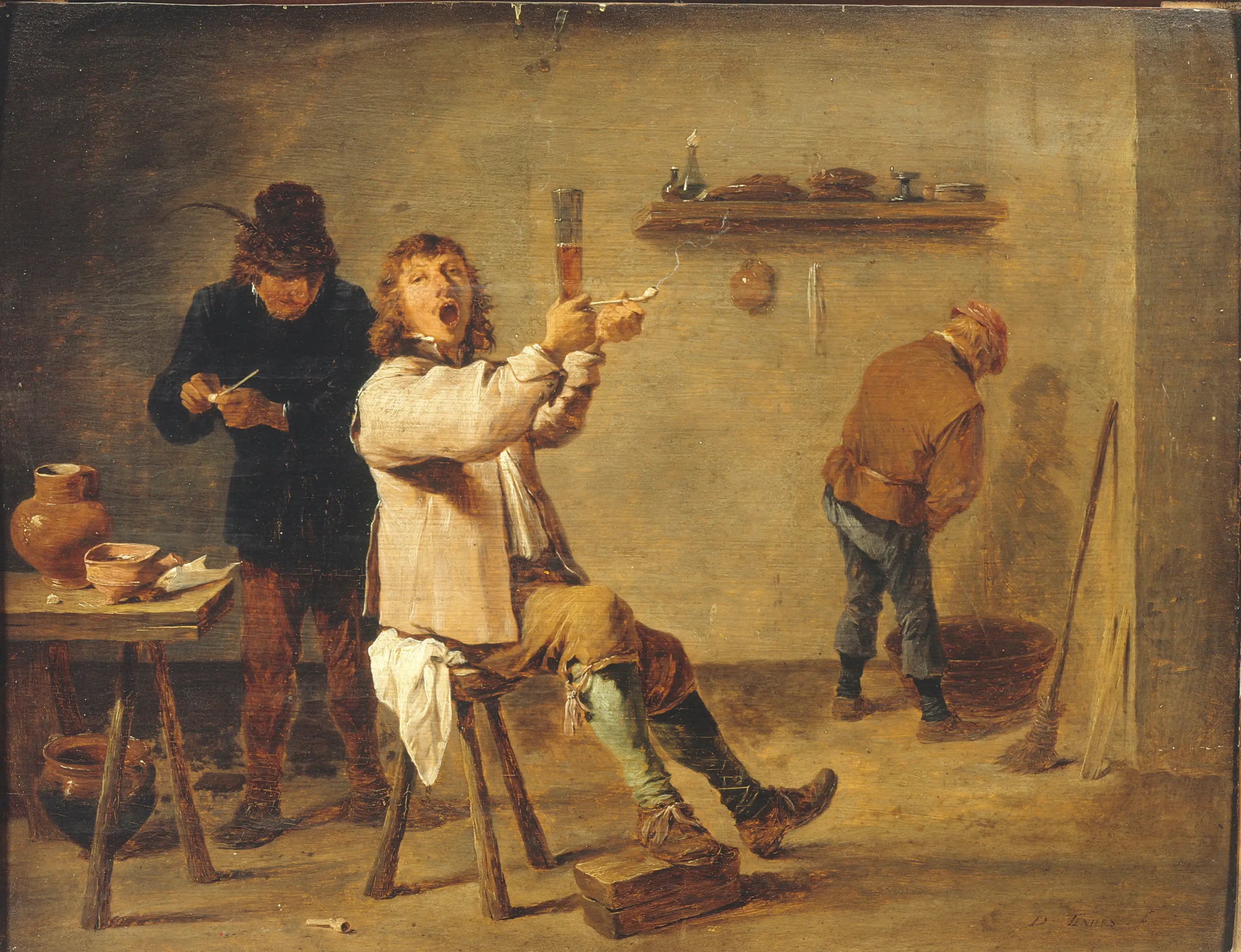 La Chanson à boire - David Teniers le Jeune - Alpha Reproduction