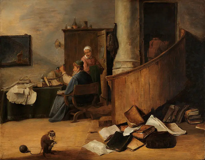 Le docteur - David Teniers le Jeune - Alpha Reproduction