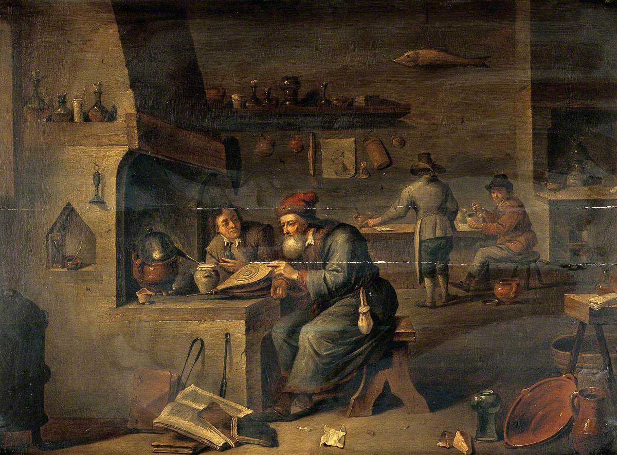 Un alchimiste dans son laboratoire - David Teniers le Jeune