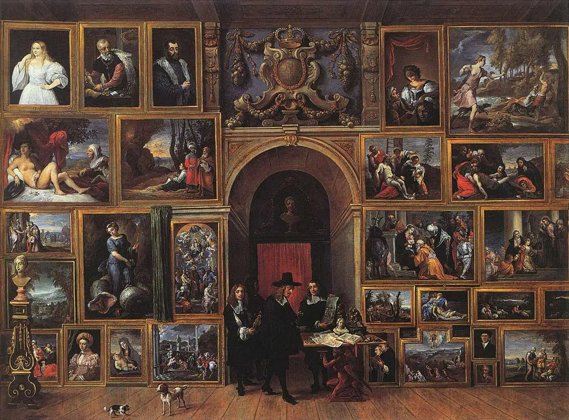L’Archiduc Léopold-Guillaume dans sa galerie - David Teniers le Jeune - Alpha Reproduction