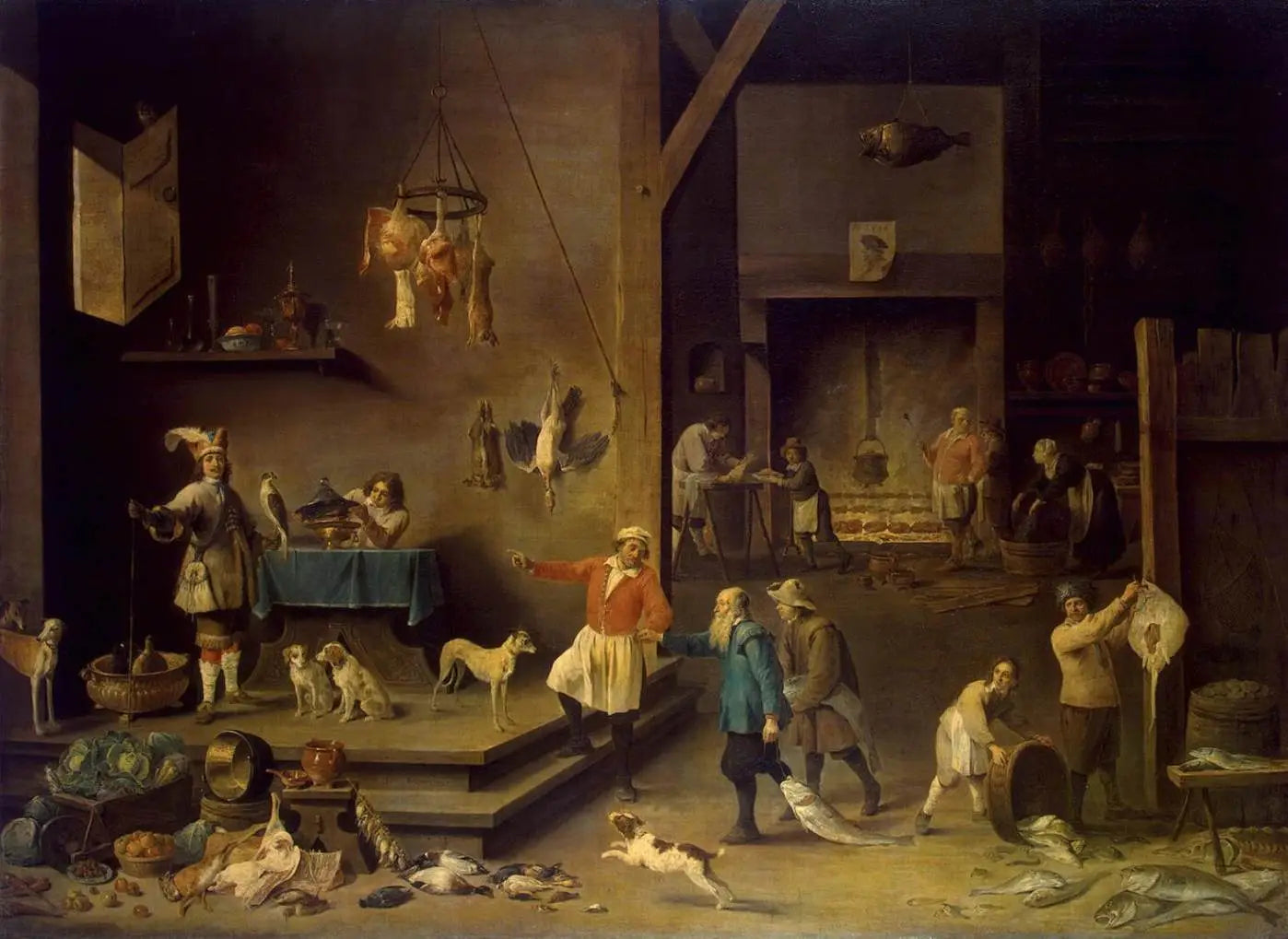 La cuisine - David Teniers le Jeune - Alpha Reproduction