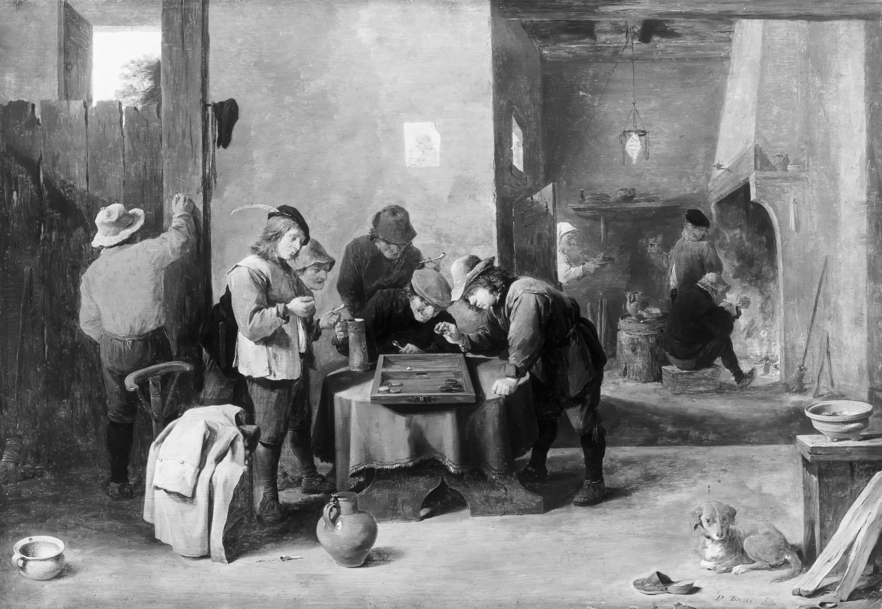 Joueurs de Tric Trac - David Teniers le Jeune - Alpha Reproduction