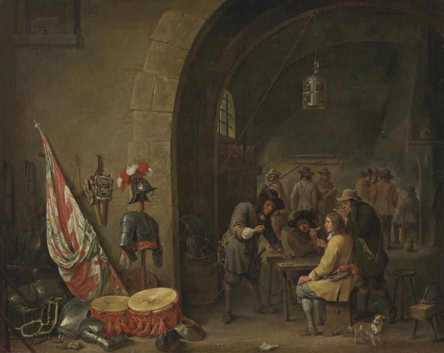 La salle de garde - David Teniers le Jeune