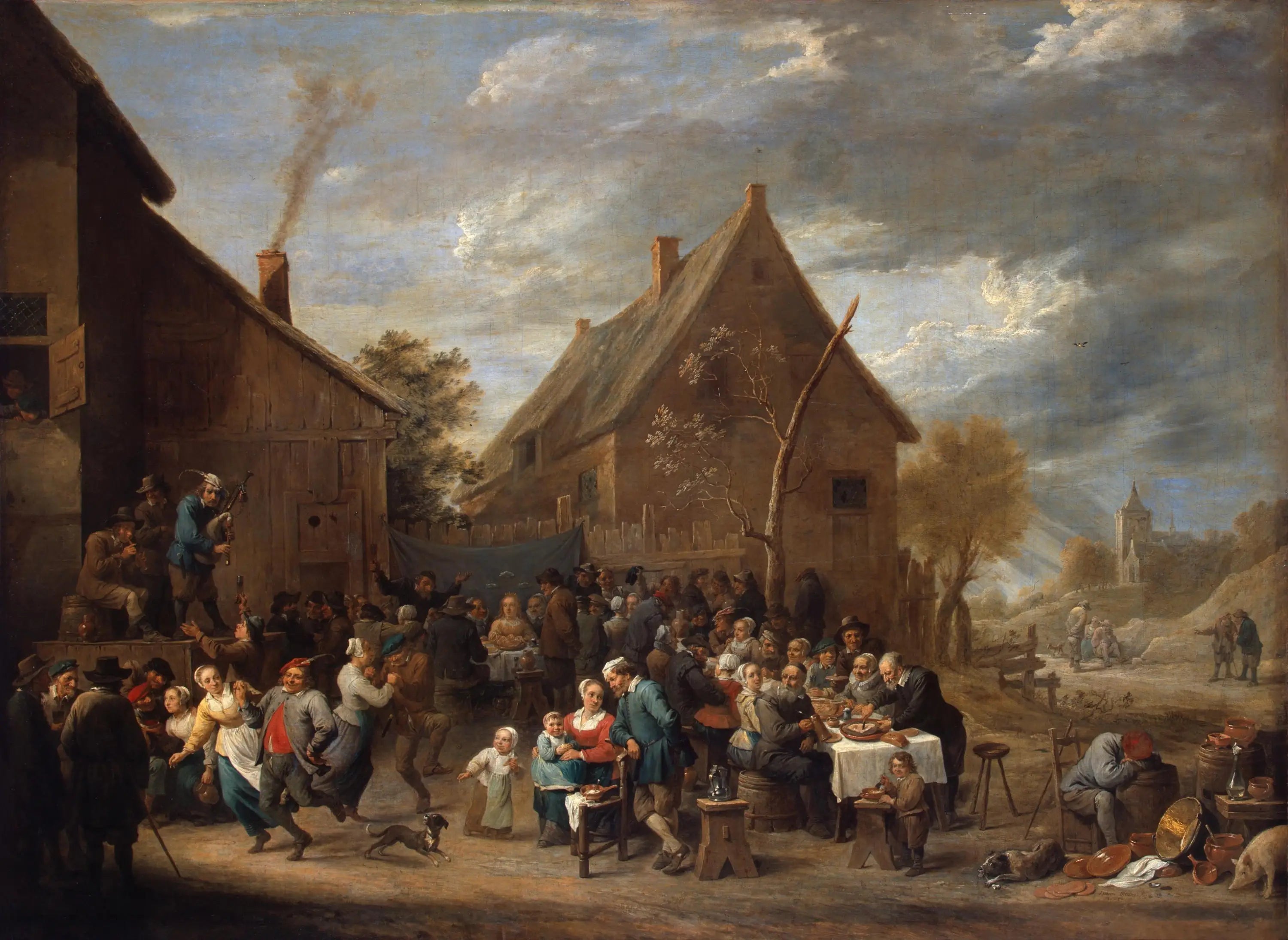Mariage paysan - David Teniers le Jeune - Alpha Reproduction
