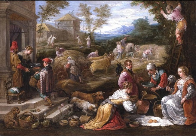 Allégorie de l'été - David Teniers le Jeune