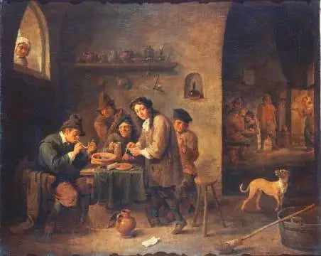 École des fumeurs - David Teniers le Jeune - Alpha Reproduction